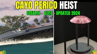 UPDATED Cayo Perico SOLO Easiest Method Stealth  Elite Cayo Perico Heist Guide [upl. by Ahsotal]