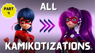 ALL Kamikotizations of Miraculous Holders  Miraculous Ladybug  Part 4 [upl. by Yramanna640]