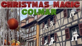 4K HDR Colmar France 🎄 The Magical Christmas Fair [upl. by Ellinet]