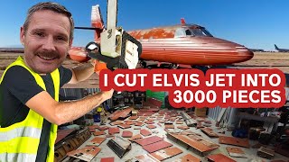 I Cut Elvis Presleys Private Jet Into 3000 Pieces [upl. by Gurolinick]