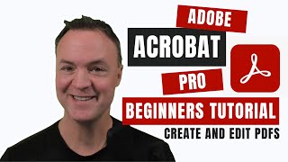 How to use Adobe Acrobat Pro  Beginners Tutorial [upl. by Fechter340]