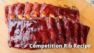 Competition Rib Recipe  Smoking Competition Ribs for Competition BBQ Contests [upl. by Hgielar]