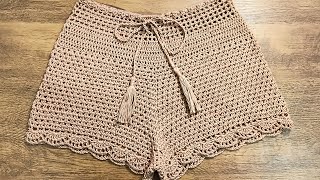 shorts de crochê verão 2025crochet [upl. by Assirim]