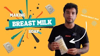 Making Breastmilk Soap [upl. by Akinnor]