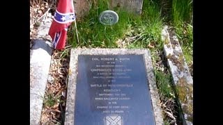 Confederate Soldier Grave in Edinburgh Scotland died at the Battle of Munfordville [upl. by Liam44]