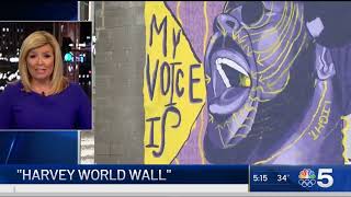 Harvey Mural Project NBC Chicago News Interview [upl. by Nnaycart903]