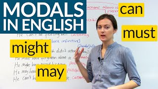 English Grammar Modal Verbs of Certainty – MIGHT MAY MUST CAN [upl. by Obed]