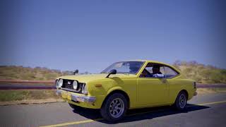 Toyota Corolla SR5 Classic 1975 Namibian Vintage Cars [upl. by Callean]