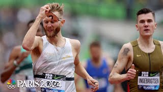 Rivals Kerr amp Ingebrigtsen duel in epic Bowerman Mile at Prefontaine Classic  NBC Sports [upl. by Ahselrak292]