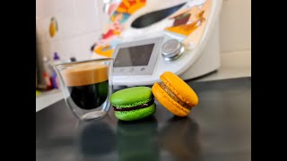 Macarons au Thermomix Ganaches Citrons  Menthechocolat [upl. by Lehcor853]