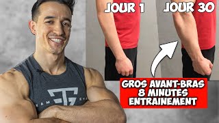 Des avantbras plus gros en 30jours  8min entrainement [upl. by Adina129]