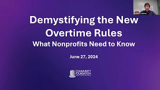 Demystifying the New Overtime Rules What Nonprofits Need to Know [upl. by Mira299]