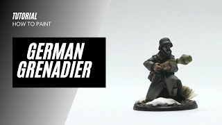 Painting Tutorial Chain of Command German Grenadier Greatcoat [upl. by Merta]