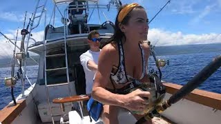 Fishing Blue Marlin with a Talented Woman Angler Waterman S01E04Visions of Granders [upl. by Gerti]