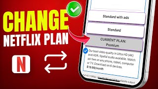 How to Change Plan in Netflix on iPhone  Upgrade Netflix Plan [upl. by Aicina]