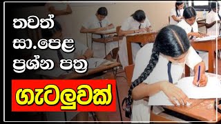 සාමාන්‍ය පෙළ විභාග ප්‍රශ්න පත්‍ර ගැටලුවක් 🎓 OL Exam 2024  Wanithi Bookshop [upl. by Maurita]