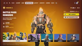 NEW Fortnite C5S3 ALL Battle Pass Rewards  Bonus amp Quest Rewards [upl. by Ris]