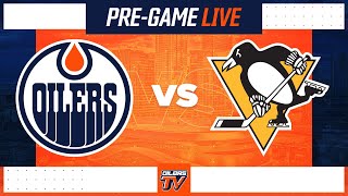 ARCHIVE  PreGame Coverage  Oilers vs Penguins [upl. by Anilemrac198]