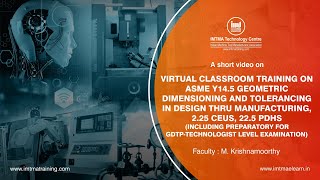 ASME Y145 Geometric Dimensioning and Tolerancing in Design thru Manufacturing 225 CEUs 225 PDHs [upl. by Pengelly]