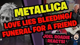 Metallica  Funeral for a FriendLove Lies Bleeding  Roadie Reacts [upl. by Lewse]