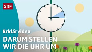 Zeitumstellung Sommer amp Winterzeit – einfach erklärt  Kindervideos  SRF Kids [upl. by Caty]