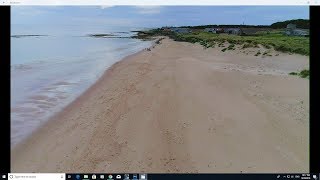 Cresswell and Druridge bay by drone Northumberland Phantom 4 pro drone [upl. by Adiazteb]