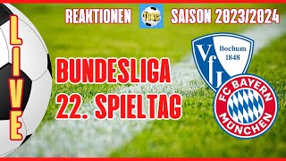 LIVE  Bundesliga  VfL Bochum vs FC Bayern [upl. by Ordnassela994]