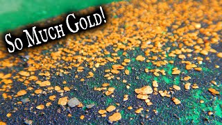 Very Rich Gold Bearing Gravels Panned Nice Surprise [upl. by Inalej]