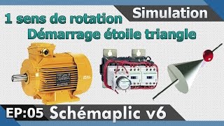 EP5  Démarrage étoile triangle 1 sens de rotation quotDarijaquot [upl. by Assele]