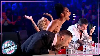 ROFL Golden Buzzer Comedian Makes Judges Cant STOP LAUGHING [upl. by Ahens]