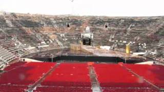 Arena di Verona  Veduta dal palco reale [upl. by Rotsen768]