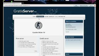 How to host a free CounterStrike 16 server using gratisservernu [upl. by Alaehs]