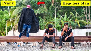 Headless Man Prank  Part 2   SARKATTA PRANK  Crazy Public Reaction Prank Video By 4 Minute Fun [upl. by Asel540]