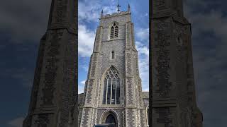 Lovely to hear the bells ringing in Aylsham church bells churchbells norfolk aylsham church [upl. by Parrnell]