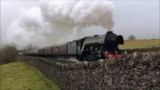 FLYING SCOTSMAN CHRISTMAS DALESMAN 211219 [upl. by Ettenoj]