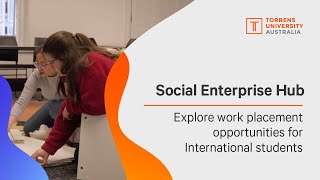 Explore work placement opportunities for International students at the Social Enterprise Hub [upl. by Eibrad]