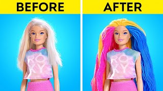 AWESOME DOLL CRAFTS AND HACKS FOR ADULTS [upl. by Ilarin]