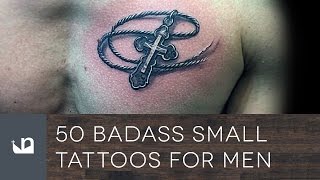 50 Badass Small Tattoos For Men [upl. by Meraree]