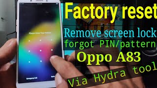 Oppo A83 pattern lock remove  Factory Reset Oppo A83 [upl. by Auburn]