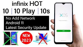 infinix HOT 10  10s  10play FRP UNLOCK Android 11 Latest Security Update 2023  NO PC [upl. by Kemppe]