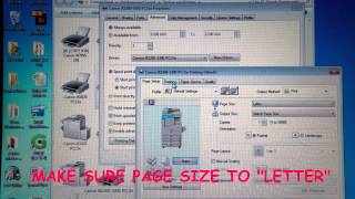 How to Change Default Setting on Canon IR Series Printer Driver [upl. by Leahcar546]