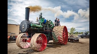 FIRING UP the 150 CASE  The largest steam traction engine in the world prepares for a record pull [upl. by Handbook]