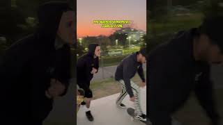 shortsvideo skateboarding skateboard skate skatewear sportsequipment humor comedia comedy [upl. by Annirtak]