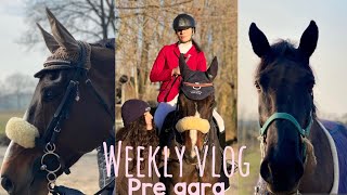 Weekly vlog PRE GARAVacanzescuolaequitazione amp more🩷 [upl. by Enidanreb126]