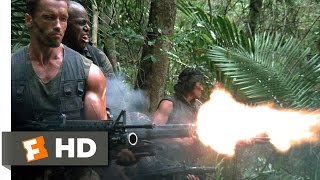 Predator 1987 Something in those Trees Scene Movie Clip  Upscale 4K UHD HDR John McTiernan [upl. by Aihtiekal]