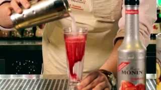 MONIN Strawberry Milkshake [upl. by Eilojne]