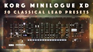 Korg Minilogue XD Classical LeadSolo Presets Sound Demo [upl. by Klingel262]