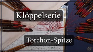 Klöppelserie  Torchon Rahmen  Teil 11 [upl. by Eineg]