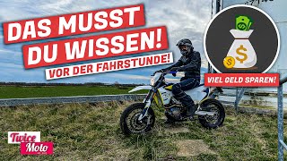 ERSTE FAHRSTUNDE Das MUSST du VORHER WISSEN  sparst dir VIEL Geld  TwiceMoto [upl. by Siol]