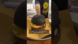 Il nostro Carbonaro è perfetto così comè carbonara hamburger cargoburgerlab hamburgeriaroma [upl. by Notsle]